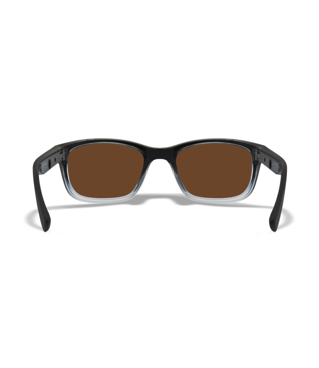WileyX - Helix Captivate POL Bronze Mirror / Gloss Black To Crystal Fade Frame
