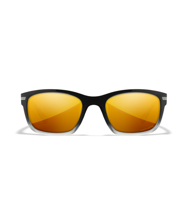 WileyX - Helix Captivate POL Bronze Mirror / Gloss Black To Crystal Fade Frame