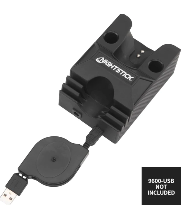 NIGHTSTICK Metal Full-Size Dual Light Rechargeable Flashlight