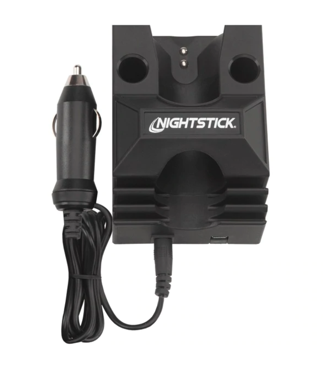 NIGHTSTICK Metal Full-Size Dual Light Rechargeable Flashlight