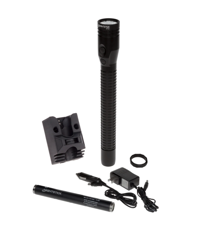NIGHTSTICK Metal Full-Size Dual Light Rechargeable Flashlight