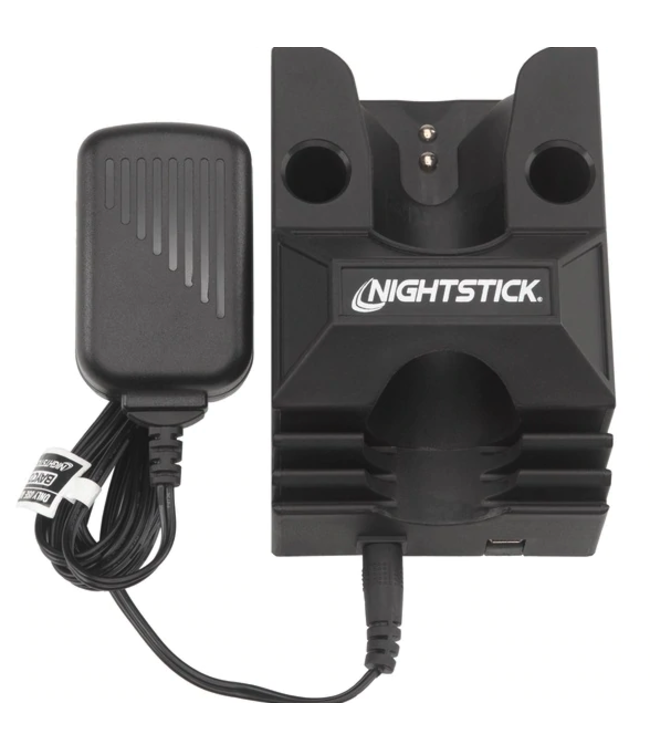 NIGHTSTICK Metal Full-Size Dual Light Rechargeable Flashlight