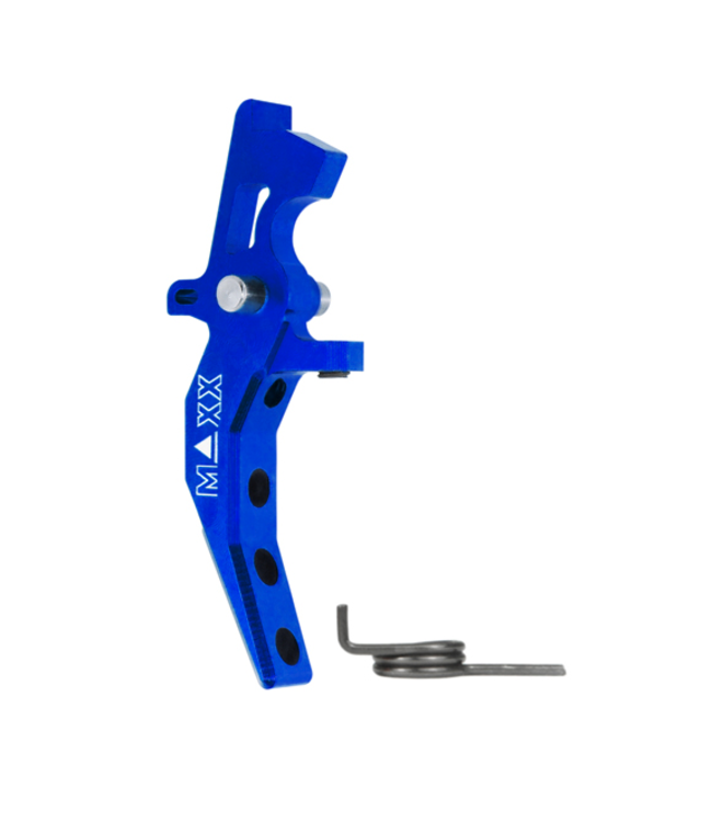 Maxx Model CNC Aluminum Advanced Speed Trigger (Style C) (Blue)