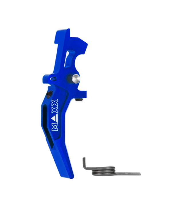 Maxx Model CNC Aluminum Advanced Speed Trigger (Style C) (Blue)