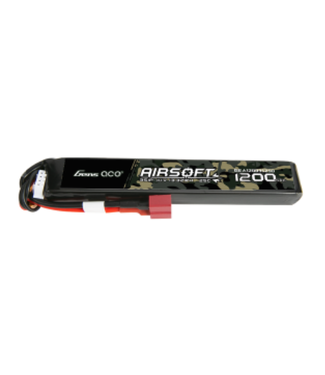 AIRSOFT LIPO BATTERY CRANE M4 CONNECTOR TAMIYA 1400MAH 7.4V 15~25C