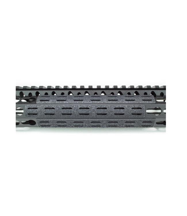 BCM­® GUNFIGHTER KEYMOD™ RAIL PANEL KIT, 5.5-INCH FIVE PACK (BLACK)