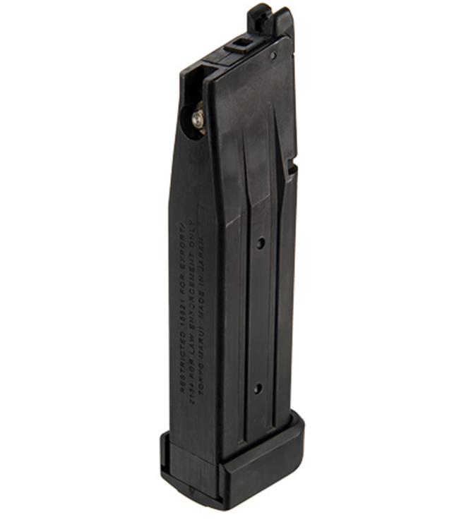TOKYO MARUI 31RD MAGAZINE FOR TM HI CAPA 5.1 GBB AIRSOFT PISTOL (BLACK)