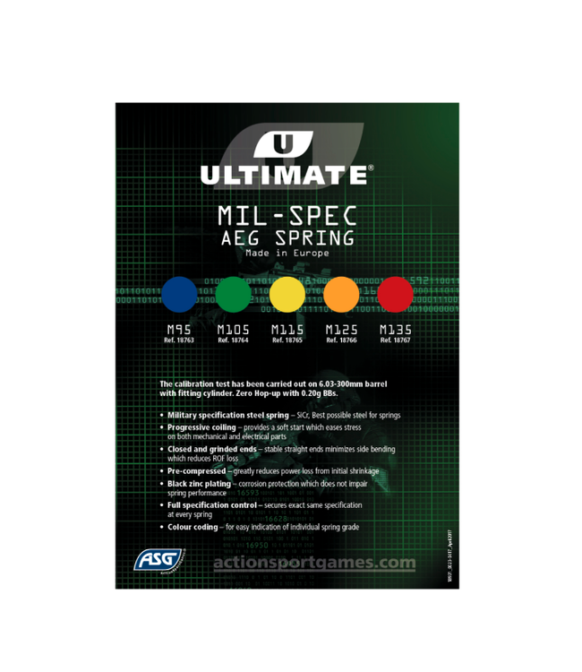 ASG Ultimate M95 Upgrade spring - Blue
