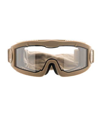 Lancer Tactical LANCER TACTICAL AERO PROTECTIVE TAN AIRSOFT GOGGLES (CLEAR LENS)