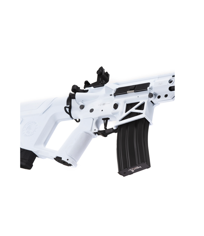 Lancer Tactical Enforcer Blackbird Skeleton AEG w/ Alpha Stock (Color: White)