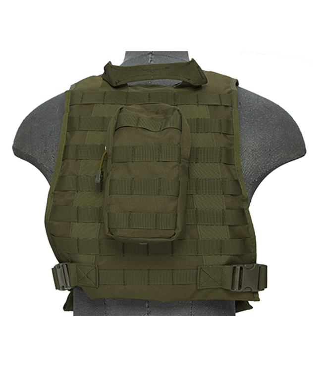 Lancer Tactical CA-301GN Nylon Molle Tactical Vest (OD Green)