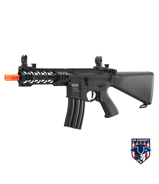 Lancer Tactical Proline 7" M-LOK Battle Hawk Airsoft AEG w/ Stubby Stock (Color: Black)