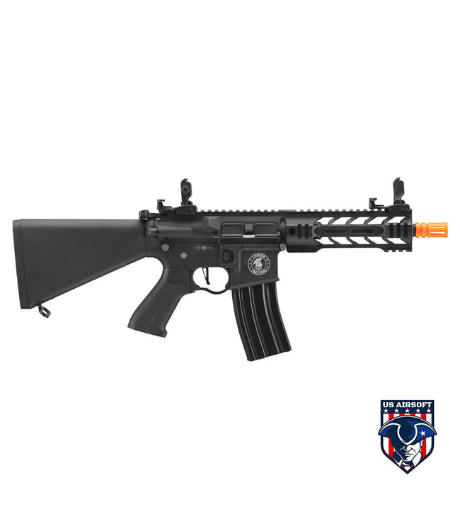 Lancer Tactical Proline 7" M-LOK Battle Hawk Airsoft AEG w/ Stubby Stock (Color: Black)