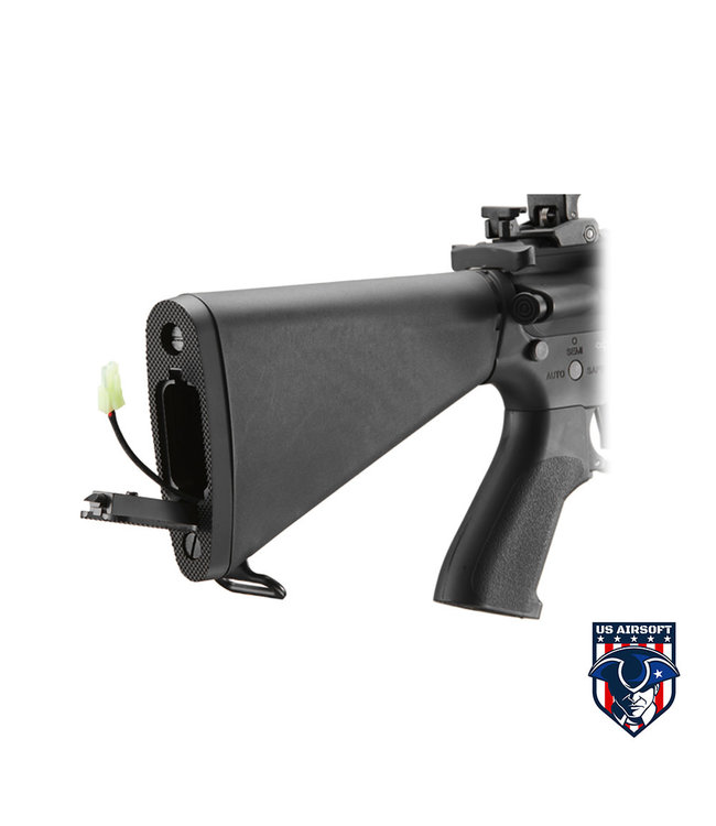 Lancer Tactical Proline 7" M-LOK Battle Hawk Airsoft AEG w/ Stubby Stock (Color: Black)