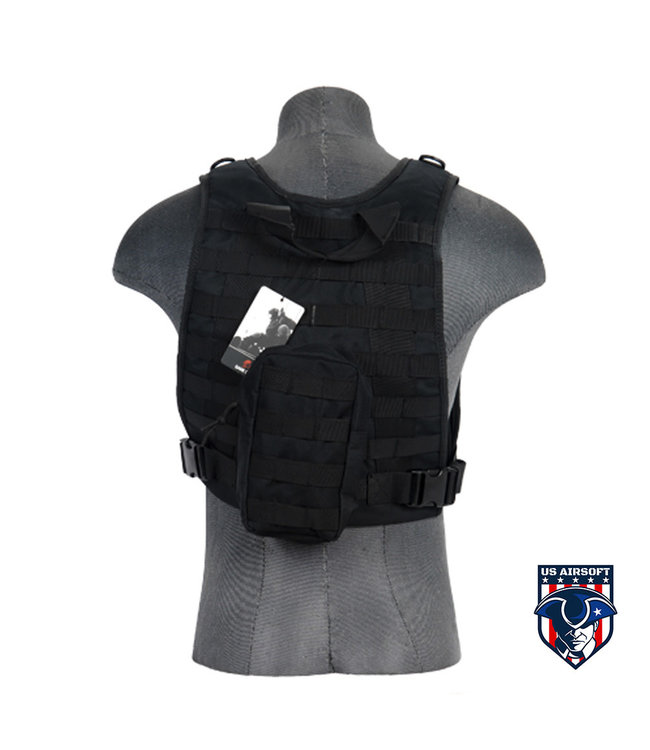 Lancer Tactical CA-301BN Molle Tactical Vest (Black)