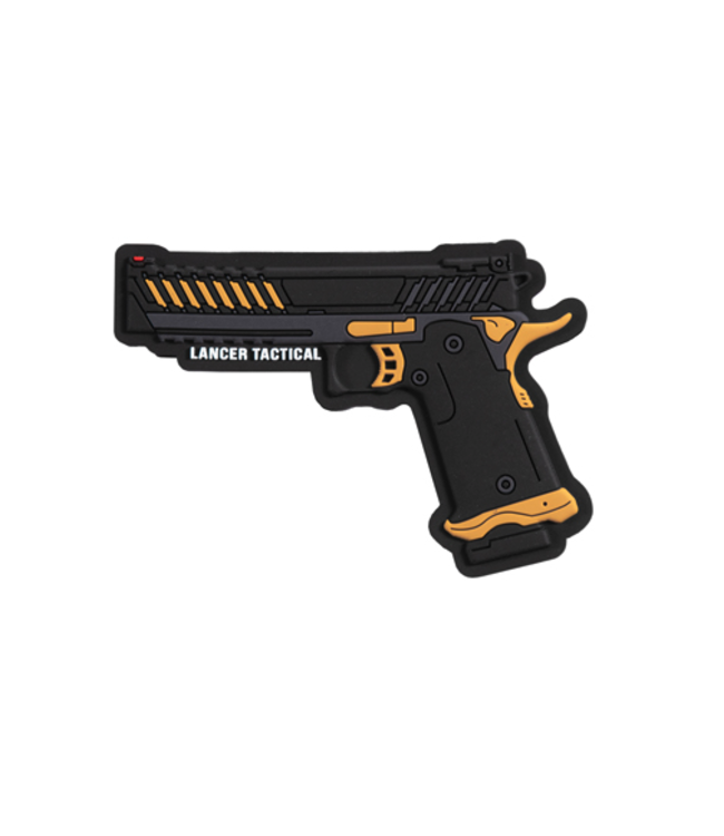 Lancer Tactical Knightshade PVC Patch (Color: Black / Yellow)