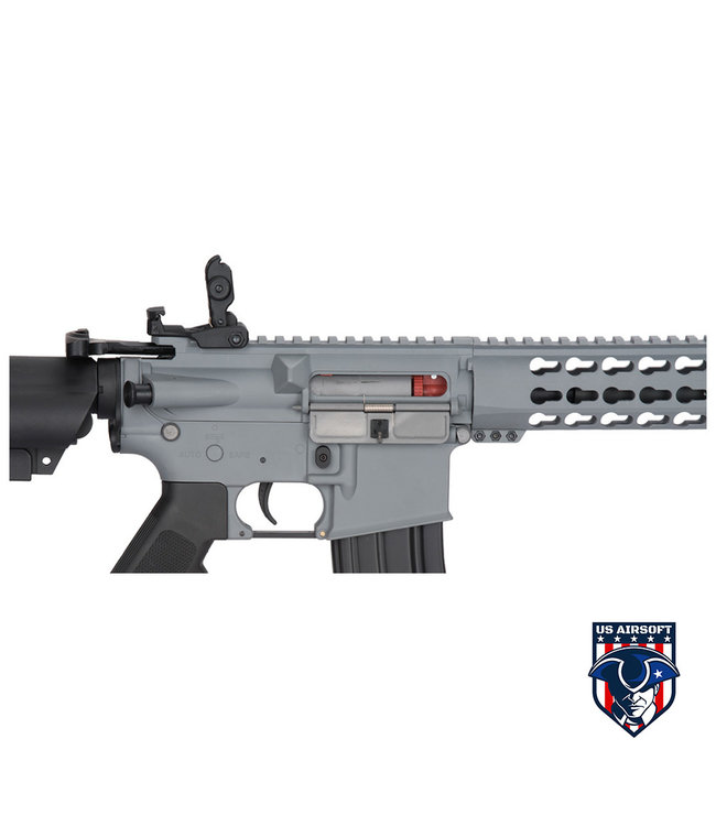 Lancer Tactical LT-19Y-G2 Airsoft M4 Carbine 10" AEG Rifle (Color: Gray)