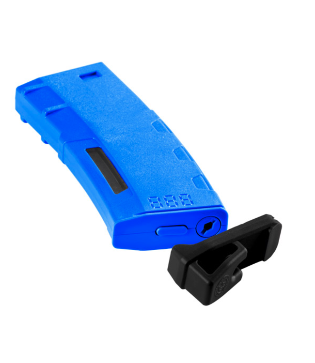 Lancer Tactical 130 Round High Speed Mid-Cap  (Color: Blue)