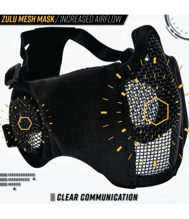 Valken Zulu Airsoft Mesh Mask (Tan)