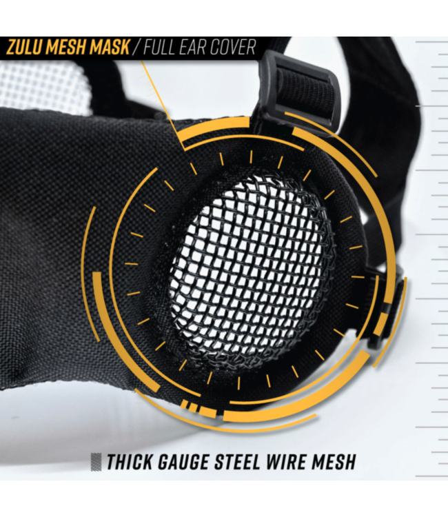 Valken Zulu Airsoft Mesh Mask (Tan)