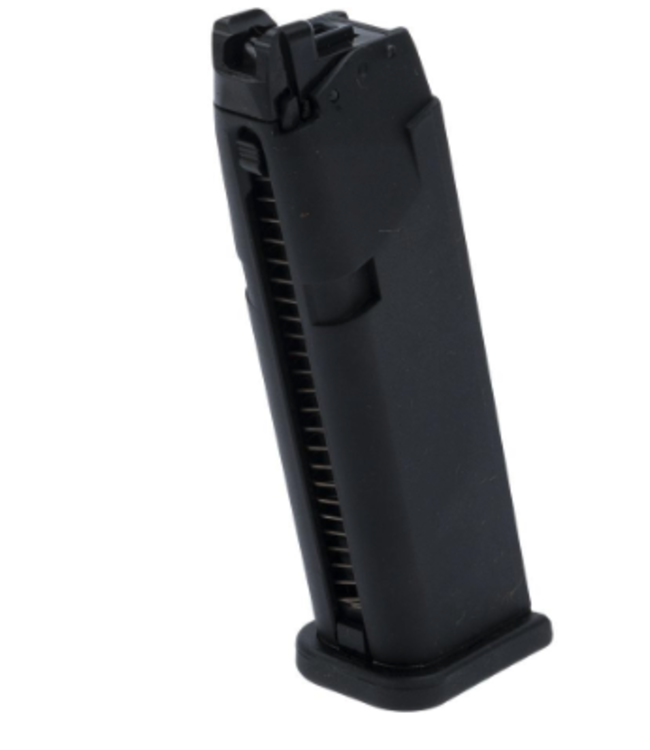18rd / 23rd Magazine for Spartan & Elite Force GLOCK Licensed Blowback Airsoft Pistols (Model: Green Gas)