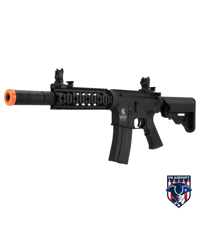 Lancer Tactical LT-15BL-G2 AIRSOFT LOW FPS POLYMER M4 GEN 2 SD AEG RIFLE (BLACK)
