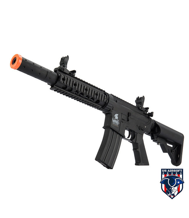 Lancer Tactical LT-15BL-G2 AIRSOFT LOW FPS POLYMER M4 GEN 2 SD AEG RIFLE (BLACK)