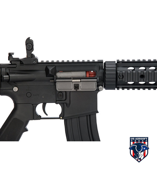 Lancer Tactical LT-15BL-G2 AIRSOFT LOW FPS POLYMER M4 GEN 2 SD AEG RIFLE (BLACK)