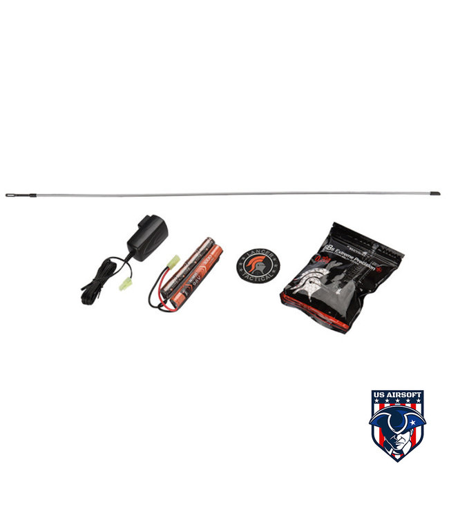 Lancer Tactical LT-15BL-G2 AIRSOFT LOW FPS POLYMER M4 GEN 2 SD AEG RIFLE (BLACK)