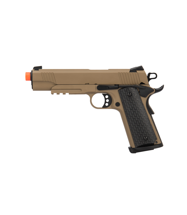 Army Armament Full Metal R28 1911 Desert Warrior GBB Airsoft Pistol (Tan)