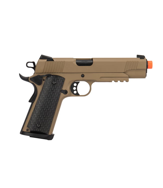 Army Armament Full Metal R28 1911 Desert Warrior GBB Airsoft Pistol (Tan)
