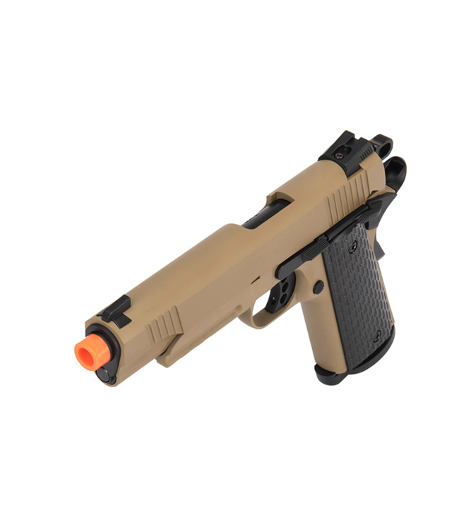 Army Armament Full Metal R28 1911 Desert Warrior GBB Airsoft Pistol (Tan)