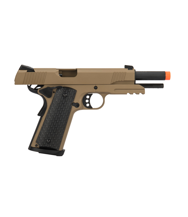 Army Armament Full Metal R28 1911 Desert Warrior GBB Airsoft Pistol (Tan)
