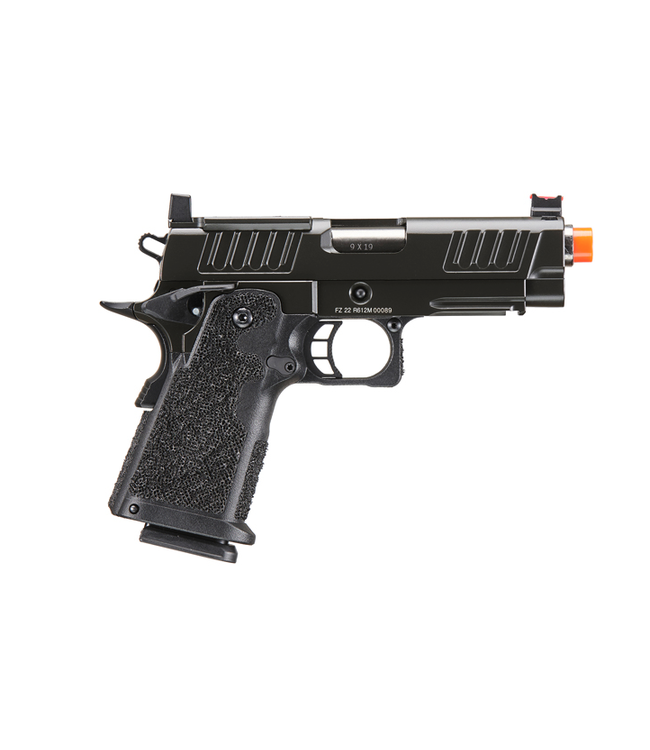 Army Armament R612M C2 Hi-Capa 4.3 Gas Blowback Airsoft Pistol w/ Red Dot Mount (Color: Black)