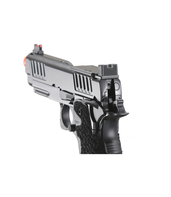 Army Armament R612M C2 Hi-Capa 4.3 Gas Blowback Airsoft Pistol w/ Red Dot Mount (Color: Black)