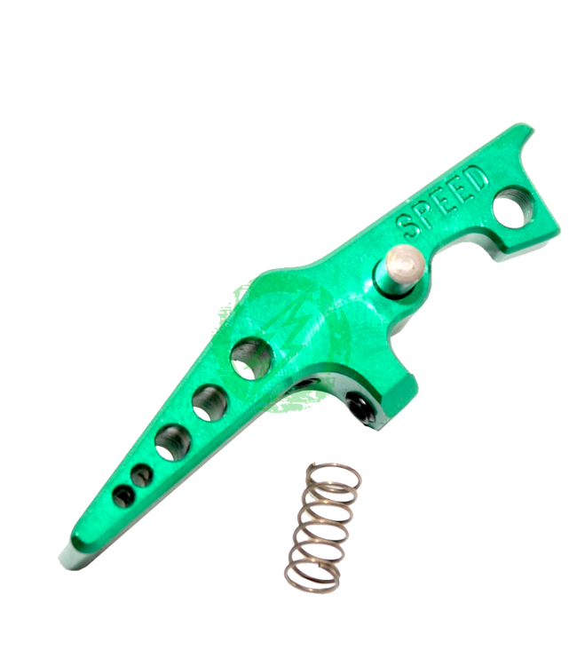 Speed Airsoft HPA M4 Tunable Green Blade Triggers