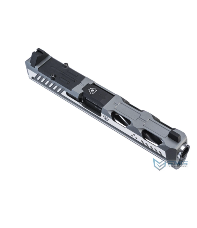 EMG Strike Industries Licensed ARK-17 Slide For Elite Force GLOCK 17 Gen 4 (Color: Grey & Silver)