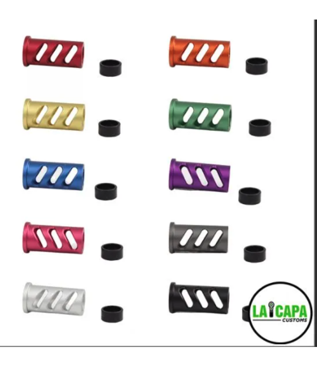 LA Capa Customs Lightweight 4.3 Guide Plug (With Delrin Ring) For Hi Capa (Grey)