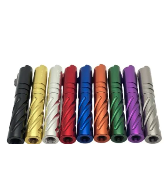 LA Capa Customs 4.3 Aluminum Tornado Threaded Outer Barrel (Silver)