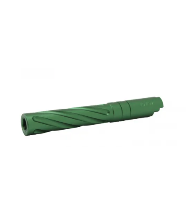 LA Capa Customs 5.1 Aluminum Tornado Threaded Outer Barrel (Green)