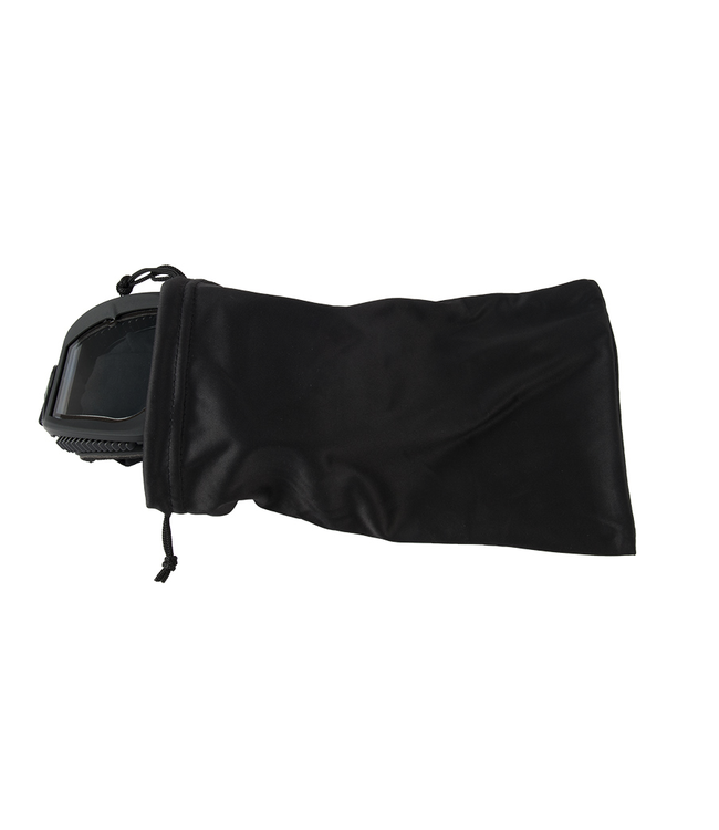 LANCER TACTICAL AERO PROTECTIVE BLACK AIRSOFT GOGGLES (CLEAR LENS)