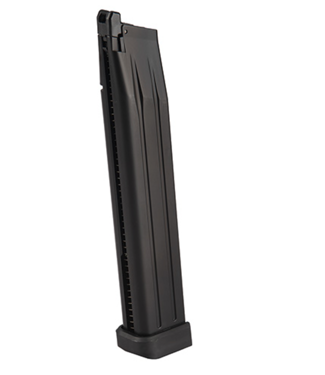 WE Tech 50rd Green Gas Extended Magazine for Hi-Capa GBB Airsoft Pistols