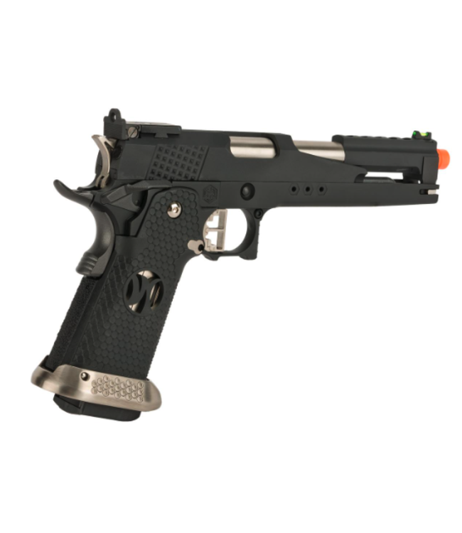 AW Custom HX22 "Gold Standard" IPSC Gas Blowback Airsoft Pistol (Color: Black)