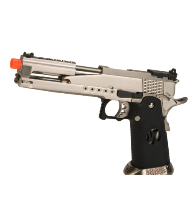 AW Custom HX22 "Gold Standard" IPSC Gas Blowback Airsoft Pistol (Color: Silver)