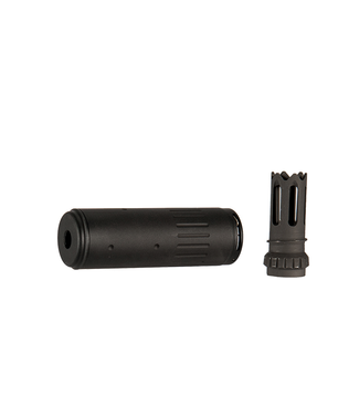Lancer Tactical Lancer Tactical AC-403B ACC BARREL EXTENSION w/FLASH HIDER (COLOR: BLACK)
