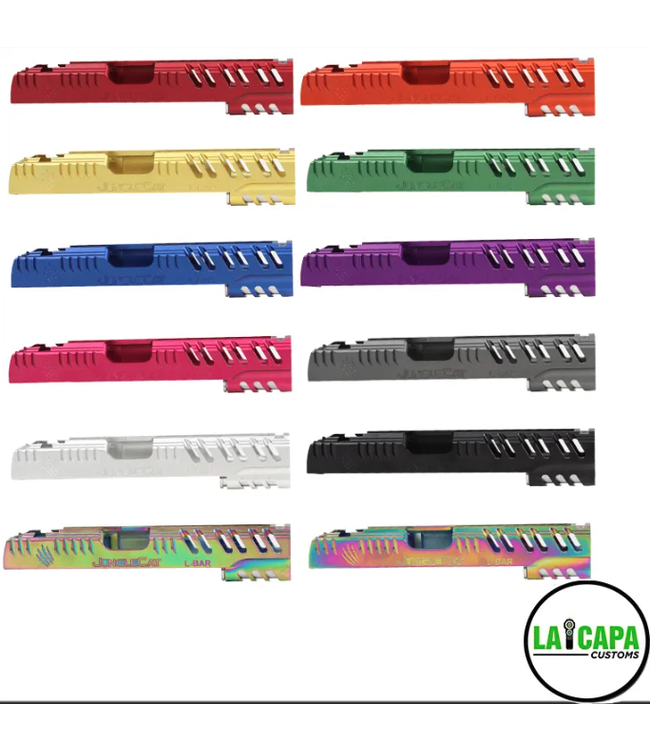 LA Capa Customs 5.1 “JungleCat” Aluminum Slide (Green)