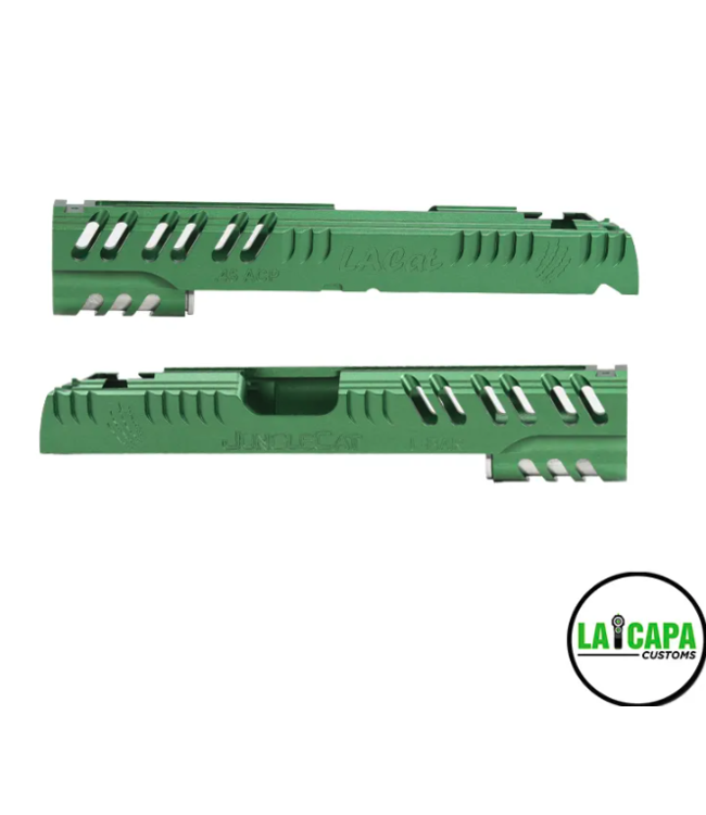 LA Capa Customs 5.1 “JungleCat” Aluminum Slide (Green)