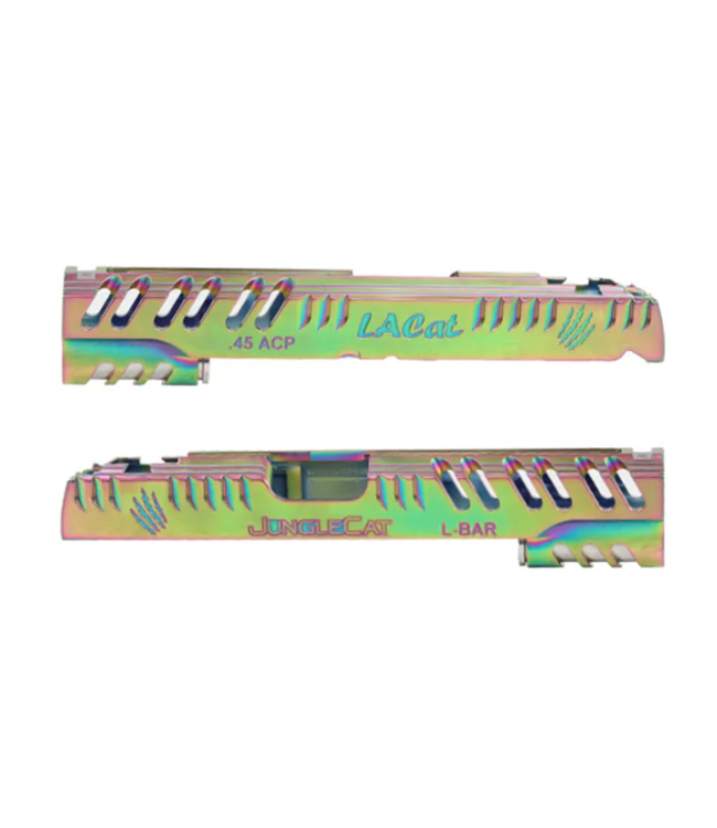 LA Capa Customs 5.1 “JungleCat” Aluminum Slide (Green Rainbow)