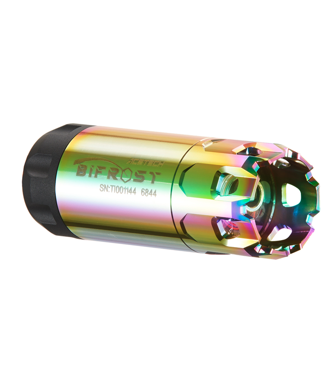 Lancer Tactical x Acetech Special Edition Biforst Tracer Unit with Multi Color RGB Flame Effect (Color: Black & Rainbow)