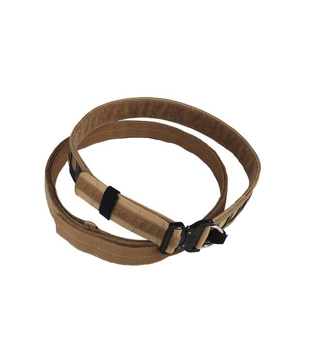 Lancer Tactical Special Combat Belt with Cobra Buckle (Color: Coyote Brown)